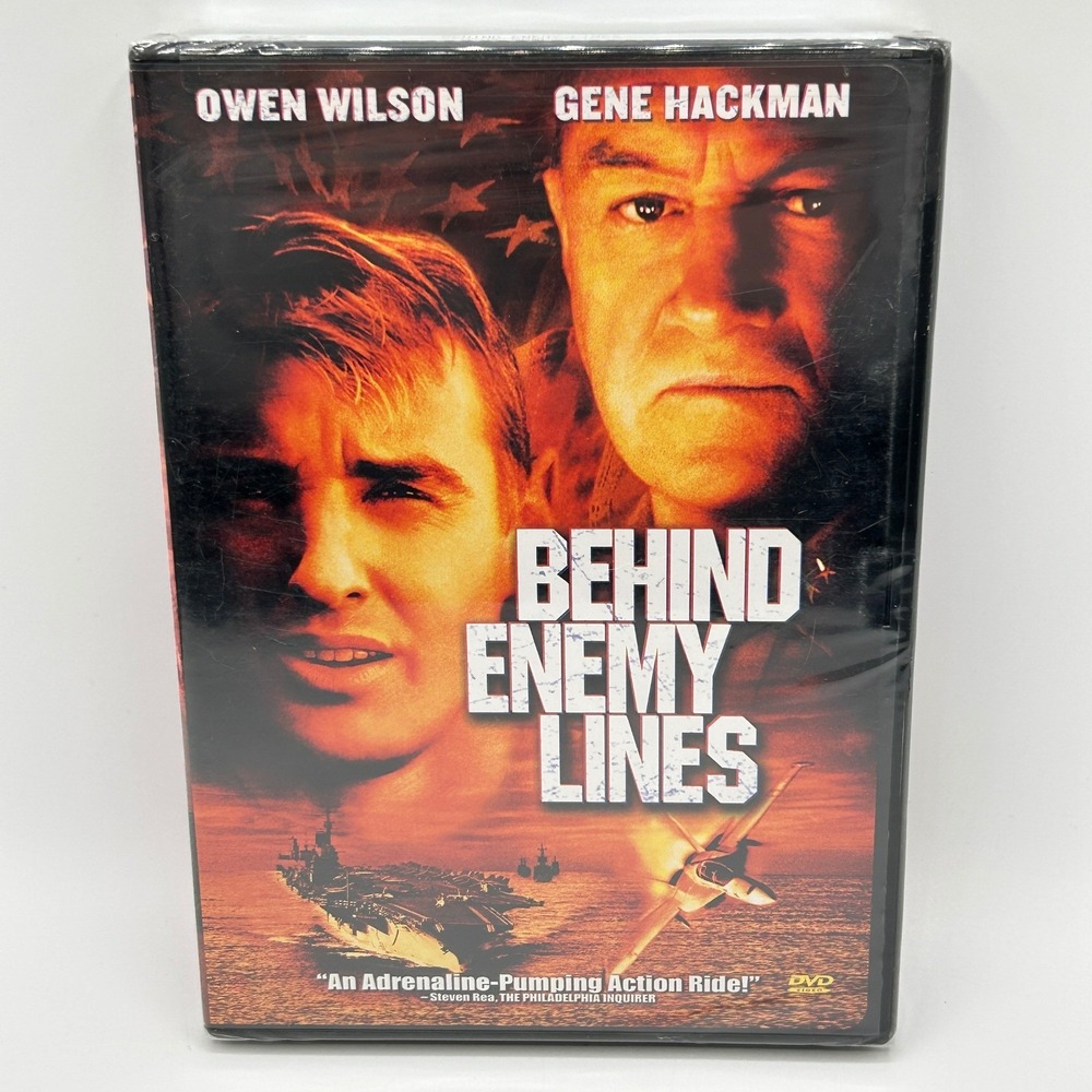 Behind Enemy Lines DVD 2001 Owen Wilson Gene Hackman Action War Movie NEW